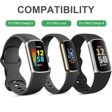 Charging Cable Compatible with Fitbit Charge 6/Charge 5/Luxe, Replacement USB Charger Cradle Dock Adapter with Reset Button Compatible with Fitbit