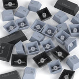 61-Keys Pbt 60% Keycaps 60 Percent Shine-Through Oem Profile Keycaps Backlit U