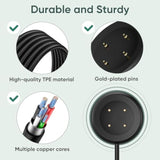 2-Pack Charging Cable For Google Pixel Watch 2/3 And Fitbit Ace Lte Replacement Charger (Usb-A)