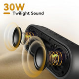 Portable Bluetooth Speaker Xsound Plus 2, Wireless Speaker 30W With Xbass, Ipx7 Waterproof, 24-Hour Playtime, Stereo Sound, Built-In Mic, Bluetooth 5.3 Speaker For Party, Car, Travel