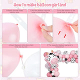 115pcs Pink Cow Party Decorations – Balloon Garland, Banner & Cake Topper for Farm-Themed Events