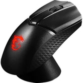 MSI Clutch GM31 Lightweight Wireless Ergonomic Gaming Mouse & Charging Dock, 12K DPI Optical Sensor, 60M Omron Switches, Fast-Charging 110Hr Battery, RGB Mystic Light, 5 Programmable Buttons, PC/Mac