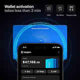 Wallet Pack Of 3 - Secure Crypto Wallet - Trusted Cold Storage For Bitcoin, Ethereum, Nft'S & More Coins - 100% Offline Hardware (Electric Night/Hyperblue)