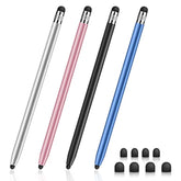 4-Pack High-Precision Stylus Pens for iPhone, iPad, Samsung, and Tablets