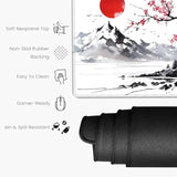 Gaming Mouse Pad 36X24 Desk Mat Large Mousepad Cherry Blossom Desk Pad Big Computer Mat Extended Mouse Mat Non Slip For Women Work Home