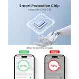 3 In 1 Wireless Charger For Iphone 16/15/14/13/12,Wireless Charging Station For Apple Devices, Charging Stand For Apple Watch Series 10, For Airpods 4 (Black)