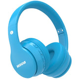 Kids Headphones Bluetooth 5.4 Wireless 68H Play Time Volume Limit 85/94Db Over-Ear Foldable Headset,Type-C Fast Charging,With Wired Aux Mic For Toddler Child Pad Tablet Blue