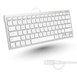 Usb C Keyboard For Mac, Slim Wired Keyboard For Macbook, Imac Compatible Keyboard, Plug & Play For Mac Mini, Ipad, Windows & Chromebook With Usb-C Port Space Grey