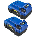 Replacement For Kobalt 24V Battery: 6.0Ah Lithium Ion Compatible With 24-Volt Max Battery Kb524-03 Kb424-03 Kb224-03 Kb124-03 Suitable For All Kobalt 24 V Cordless Power Tool 2 Packs