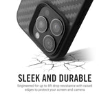 Ridge Case Compatible With Iphone 16 Pro Max - Compatible With Magsafe & Wireless Charging, Aluminum Control Buttons, Dual-Layer Construction, Tpu Bumper With Drop Protection (Carbon)