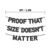 Pre-Strung Funny Bachelor Party Banner - Black Glitter Paper - Bachelor Party Decorations - Bachelor Party Gifts (2)