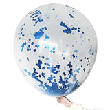 36 Inch Jumbo Confetti Balloons, Giant Latex Balloon With Gold Confetti (Premium Helium Quality) Pkg/6 Latex Glitter Balloons For Party/Birthdays/Wedding/Festivals Christmas And Event Decorations