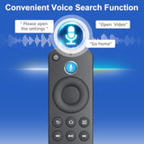 Voice Remote Control Replacement For Fire-Tv-Stick/Tv Cube And For Insignia/Toshiba/Pioneer/Amz Fire Smart Tvs