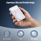 Magnet Phone Light, 160 LED Dual Side Selfie Light Compatible with iPhone Magsafe, 3 Lighting Adjustment Modes, Selfie Lights for