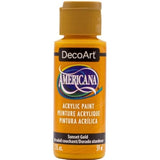 Americana Acrylic Paint 2oz-Sunset Gold