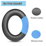 Bathys Ear Pads Compatible With Focal Bathys Bluetooth Noise Cancelling Headphones Ear Pads Replacement Ear Cushions Protein Leather Memory Foam Black