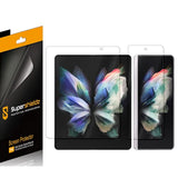 (2 Pack) Designed For Samsung Galaxy Z Fold 3 5G Screen Protector, (Full Coverage) High Definition Clear Shield (Tpu)