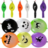28pcs Halloween Punch Balloons Party Favors Kids Trick or Treat Game Classroom Decorations