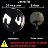 Bobo Balloons 25 Packs, 24 Inch Helium Style Transparent Bubble Bobo Balloons For Led Light Up Balloon, Gifts For Christmas,Wedding,Birthday Party Decorations (Led String Not Included) (25 Pcs)