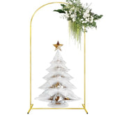 Arch Backdrop Stand, 6.6Ft Wedding Arch, Stable Balloon Arch Frame For Baby Shower Birthday Wedding Party Balloon Arch Background Decoration, Gold