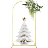 Arch Backdrop Stand, 6.6Ft Wedding Arch, Stable Balloon Arch Frame For Baby Shower Birthday Wedding Party Balloon Arch Background Decoration, Gold