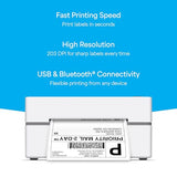 Bluetooth Thermal 4X6 Shipping Label Printer Bundle For Packages & Small Business - Android, Ios & Windows Compatible