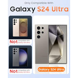 Samsung Galaxy S24 Ultra Rugged Heavy Duty Phone Case with RFID Blocking and Card Holder