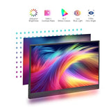 15.6" Touchscreen Portable Monitor Fhd 1080P Ips/Hdr Laptop Screen Extender For Gaming And Computer Display, Travel Monitor With Speaker Compatible With Laptop Pc Phone Ps Xbox Switch
