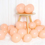 50-Pack Pastel Orange 12" Balloons Party & Baby Shower Decor