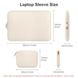 13 13.3 14 Inch Laptop Sleeve Case For Macbook Air 13 Inch/Macbook Pro 13 Inch/Macbook Pro 14/Hp Chromebook 13 Inch, Water-Resistant Leather Case For Hp/Dell/Lenovo/Asus/Acer/Samsung With Pouch