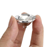 25 Pcs 30Mm Rhinestone Crystal Buttons Clear Tufting Buttons Upholster