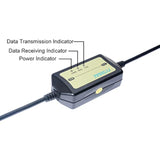 Plc Micrologix Cable Usb Interface Compatible Plc Micrologix 1000, 1200, 1400 Series With Usb-1761-Cbl-Pm02 8 Pin Round Aapater