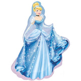 Cinderella Birthday Party 5pc Foil Balloons Bouquet Decorations