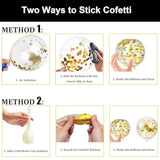 144pcs Black & Gold Balloon Garland Kit for Birthday Party Decorations