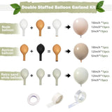 Double Stuffed Neutral Beige And White Sand Balloons Garland Blush Ivory Apricot Balloons Cream White Sand Balloons Arch Kit For Baby Shower Gender Reveal Birthday Boho Party Decorations