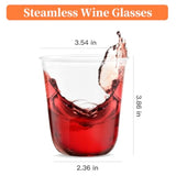 12 Oz Clear Plastic Cups, 100 Pcs Disposable Wine Glasses Stemless Cocktail Punch Cups For Cold Drinking Party Supplies, Halloween, Thanksgiving Day