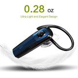 Bluetooth Earpiece, M26 Bluetooth Headset Handsfree V5.0 Wireless Earpiece Headphone With Noise Reduction And Microphone Compatible For Android Iphone Cell Phone Laptop - Blue