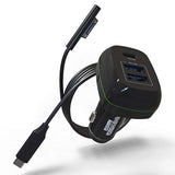 Surface Pro Car Charger Surface Laptop Car Charger, Usb C Car Charger Compatib