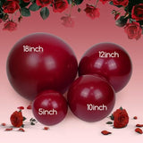 120Pcs Burgundy Balloons, 18 12 10 5 Inch Maroon Balloons Different Sizes Burgundy Balloon Arch Kit For Birthday Graduation Wedding Baby Shower Valentine'S Day Party Decorations