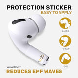 Emf Shield Sticker For Airpods Pro – Lab-Tested Electromagnetic Wave Reduction, Made In Usa, Patented Design For 5G & Wireless Devices, Compatible With Airpods Pro 2Nd/3Rd/4Th Gen –