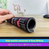 Mouse Pad With Stitched Edge, Computer Mouse Pad With Nonslip Rubber Base, Mouse Pads For Computers Laptop Mouse 9.6X7.9X0.1 Inch, (2025 Calendar Black)