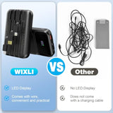 10000Mah Portable Charger With Built-In Cable, Pd 22.5W Fast Charging Usb C Battery Pack, Cell Phone Power Bank Lcd Display For Iphone 16/16 Pro/16 Plus/15/14/13/12/11/X, Samsung, Etc