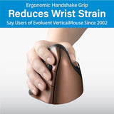 Inventor Of The Vertical Mouse Vm4Sw Ergonomic Vertical Mouse Right Hand Small Wireless Usb, Sculpted For Comfort, Reduces Wrist Strain, 4 Speeds, 6 Customizable Buttons In Windows