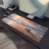 Sea Turtle Mouse Pad?Beach Animal Gaming Keyboard Mat?Laptop Computer Protector With Non-Slip Rubber Base?Large Extended Mousepads Gifts For Desk Office Home?Deskmat Decor 31.5" X 11.8"
