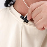 5Pcs Headphone Cable Clip, Black Headset Cord Clamps Clothing Shirt Clips Earphone Wire Accessories For Headphones Wire