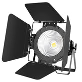 White Stage Par Lights W/Barndoor Professional 100W Cob Spotlight Bright Dj Light Strobe Lighting For Church,Parties,Wedding,Therter,Live Events,Stage Etc. (1)