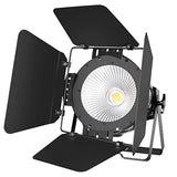 White Stage Par Lights W/Barndoor Professional 100W Cob Spotlight Bright Dj Light Strobe Lighting For Church,Parties,Wedding,Therter,Live Events,Stage Etc. (1)