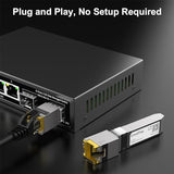 10G Sfp+ To Rj45 Transceiver Up To 30M, 10Gbase-T Rj45 Sfp+ Copper Module, 1G/2.5G/10G Adaptive, Sfp To Ethernet, Plug And Play, Hot Pluggable