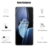 3 Pack Screen Protector For OnePlus 13R 5G Tempered Glass, Anti Scratch, HD Clear