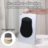 Universal Stick-On Mouse Pouch For Laptop, Slim Holder For Wireless Mouse, Reusable Adhesive Pocket For Computer, Office, Home - Black